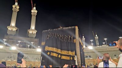 Detik-detik Penggantian Kiswah Ka’bah pada 1 Muharram 1446 H