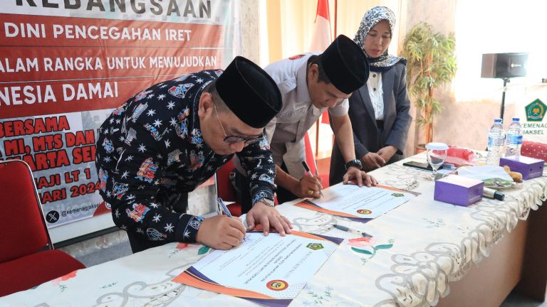 Gandeng Densus 88 Anti Teror Polri, Kankemenag Jakarta Selatan Cegah Intoleransi di Madrasah