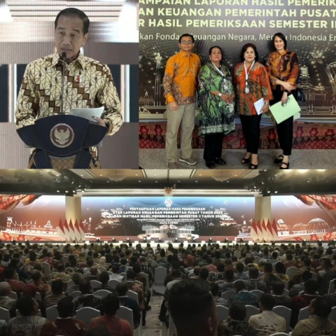 Bupati Karo Hadiri Penyampaian LHP BPK RI kepada Presiden Jokowi