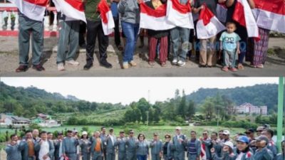 Pemerintah Kabupaten Karo dan Forkopimda Menggelar Gerak Jalan Santai