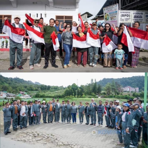 Pemerintah Kabupaten Karo dan Forkopimda Menggelar Gerak Jalan Santai