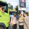 Melintas di Jalinsum Puluhan Truk Odol di Tilang Polres Lampung Utara