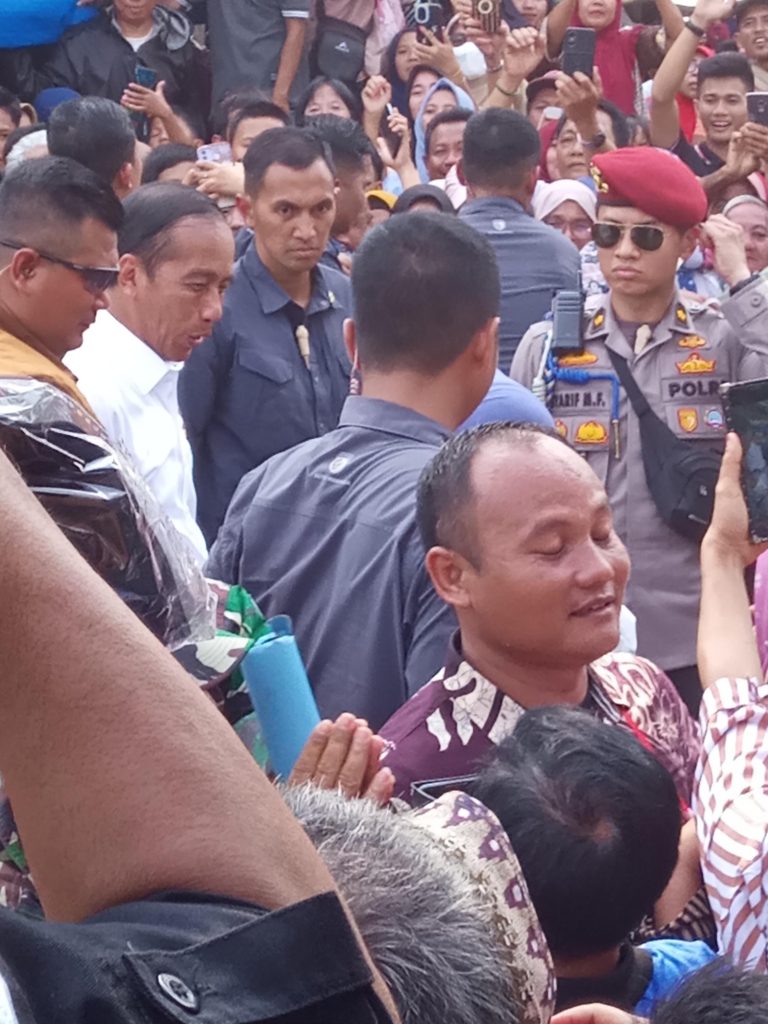 Presiden RI Jokowidodo Berkunjung Ke Lampung Utara