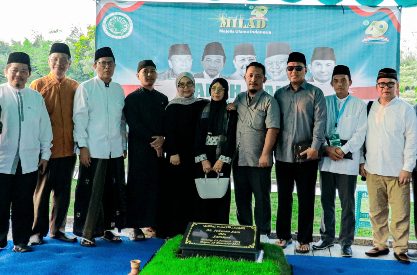 Ziarah ke Makam Sekjen MUI Periode 2005-2015, Kiai Cholil: Penting Meneruskan Perjuangan Para Pendahulu