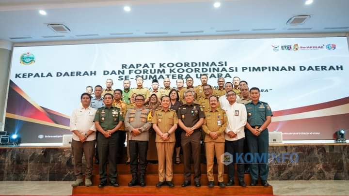 Bupati Karo Hadiri Rapat Koordinasi Kepala Daerah dan Forum Koordinasi Pimpinan Daerah Se-Sumut