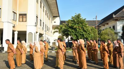 Ini Pesan Pj Sekda Sumedang Saat Memimpin Apel Pagi Gabungan