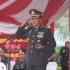 HUT Bhayangkara yang ke-78 Tahun 2024, Polres PALI Menggelar Upacara Bersama Seluruh Jajaran Forkopimda Kabupaten PALI dihalaman Pemkab.