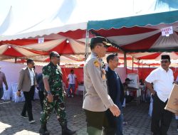 Kapolres Aceh Timur Bersama Dandim 0104 Pantau Pelaksanaan Penghitungan Ulang Surat Suara Dipendopo Wakil Bupati Aceh Timur