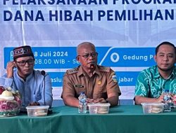 Sekretaris Daerah Kabupaten Garut Hadiri Persiapan Pelaksanan Program Anggaran Dana Hibah Pemilihan Tahun 2024