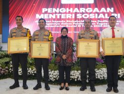 Polres Magetan Terima Penghargaan dari Kemensos RI atas Keberhasilan Penanganan Kaum Rentan