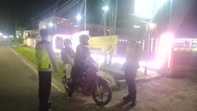 Polsek Talang Ubi Menggelar Kegiatan Rutin Yang Ditingkatkan (KRYD) Berupa Razia Terpadu