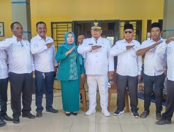 Kades Banjar Sari  H.Eri Akadarmadi  Bersama Pemdes  Adakan Syukuran