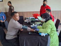 Donor Darah Hari Bhakti Adhyaksa Ke-64 Tahun 2024 di Kejaksaan Negeri Kabupaten Bekasi, Kapolsek Cikarang Pusat: Setetes Darah Yang Kita Donorkan Sangat Berguna Bagi Yang Membutuhkan