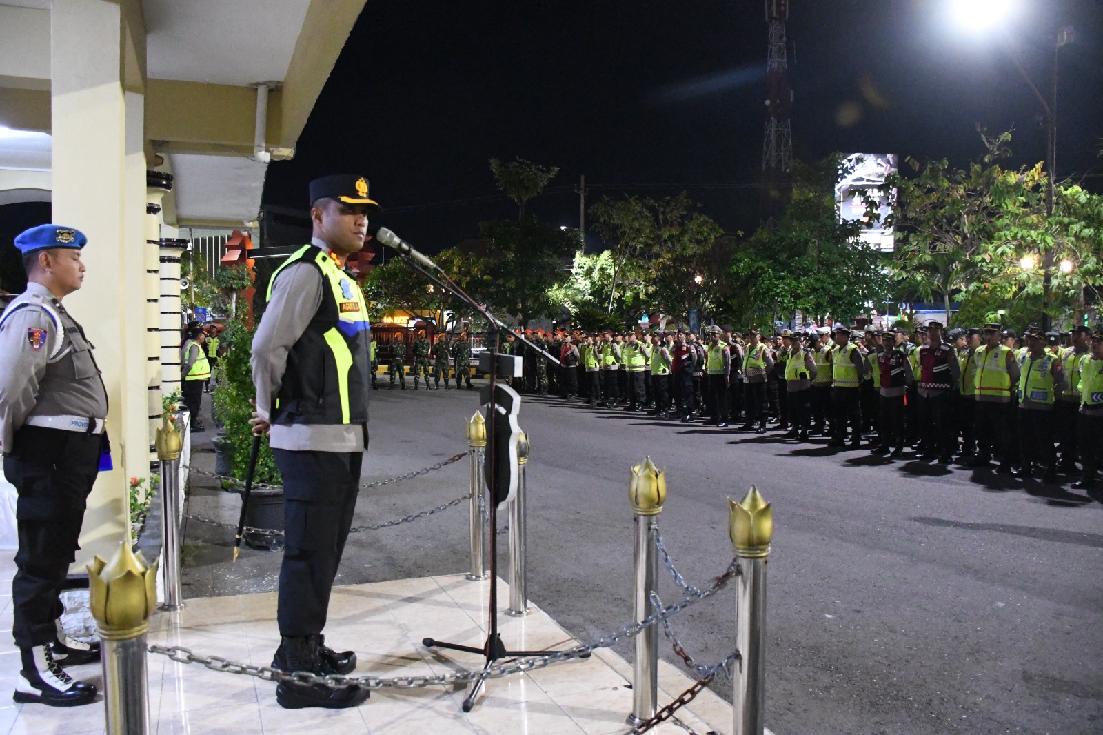 Polres Madiun Kota Terjunkan 671 Personil Gabungan TNI - Polri dan Instansi Terkait,  Amankan Suran Agung