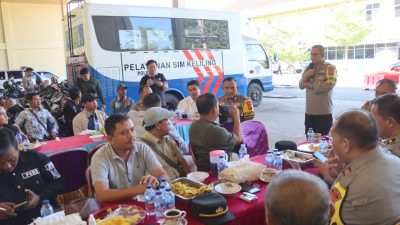 Kapolres PALI  Menggelar Coffee Morning Bersama Pewarta Media Mitra Humas Polres PALI