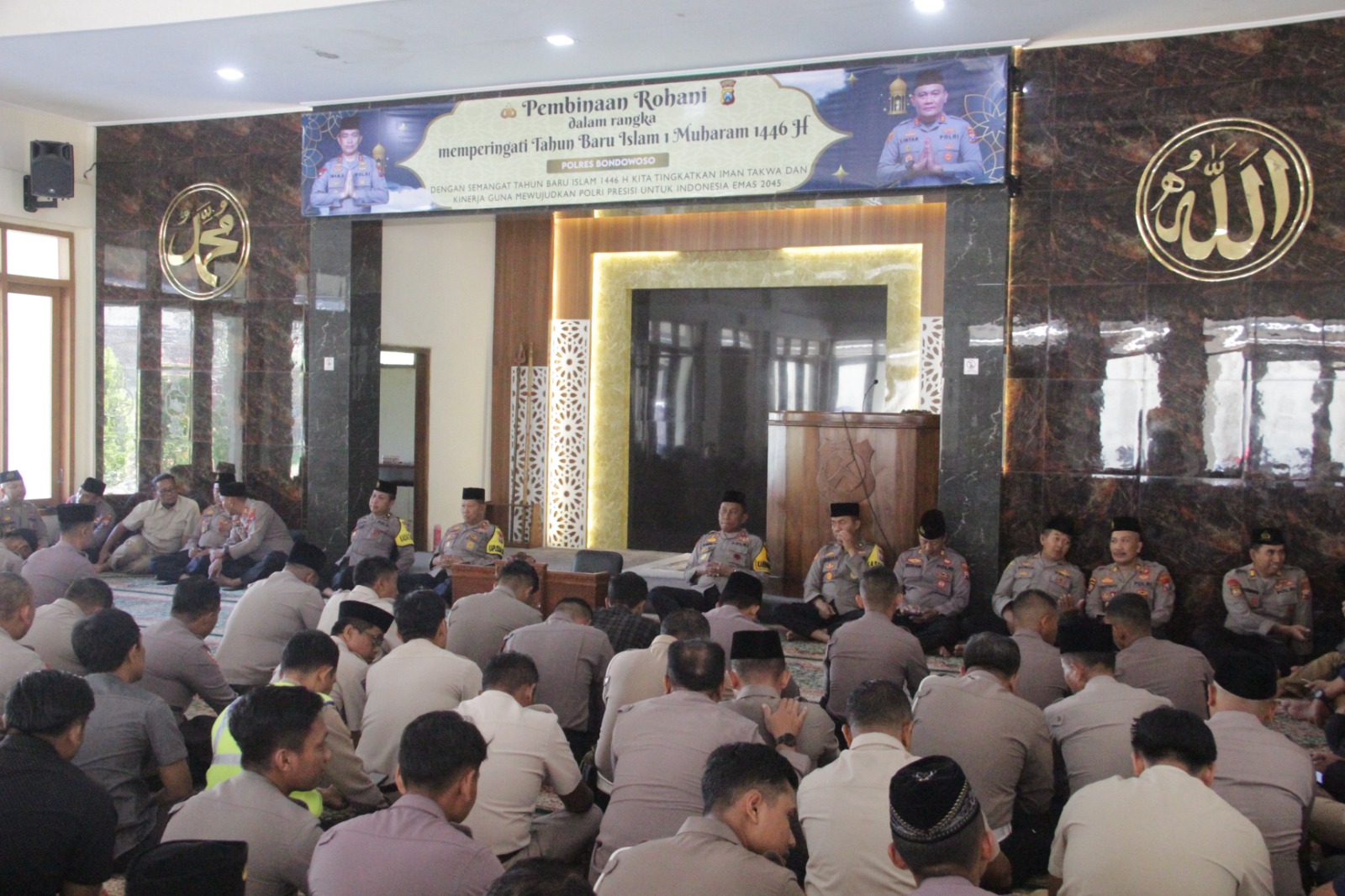 Polres Bondowoso Sambut 1 Muharram 1446 H/ 2024 M Bondowoso