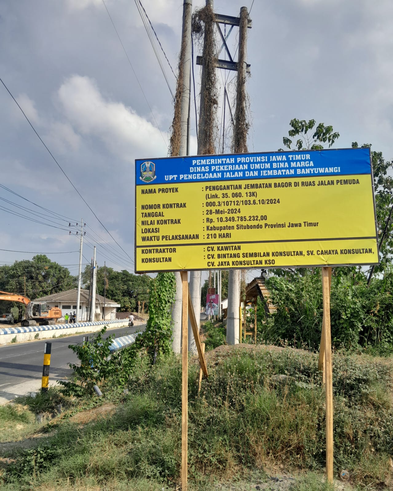 Indikasi Sebagai Trik Membohongi Masyarakat Agar Tidak Termonitorin, Transparansi Papan Pengerjaan proyek jembatan langgar UU KIP.