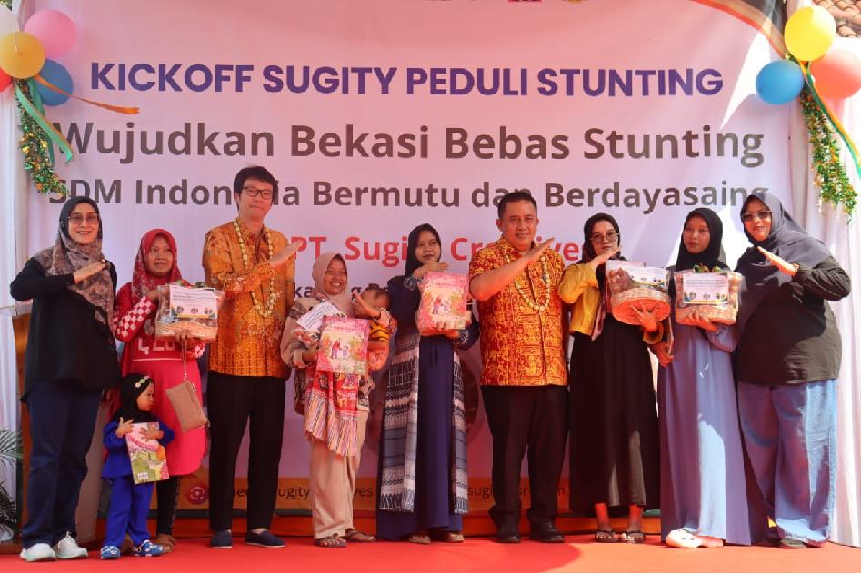 Peran PT.SUGITY CREATIVES Mendukung Pemkab Bekasi Dalam Penanganan Stunting