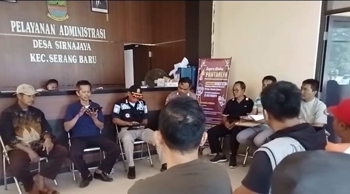 Pemdes Sirnajaya Serang Baru Fasilitasi Mediasi Konflik Warga dengan Pemborong Proyek