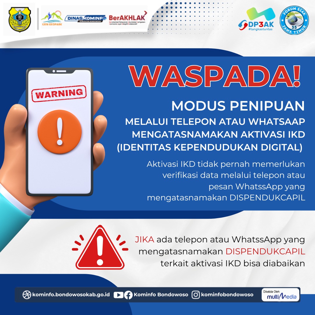 Waspada Modus Penipuan Online, Diskominfo Kabupaten Bondowoso Beri Penjelasan Pada Masyarakat