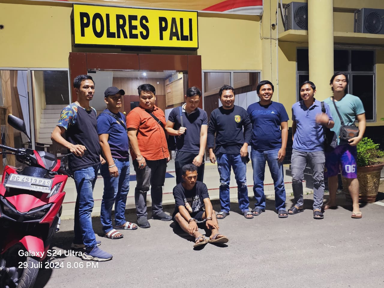 Polres PALI Amankan Pelaku Pembunuhan Penjaga Keamanan Kantor DPRD PALI