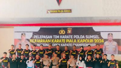 Tim Karate Polda Sumsel Sabet 12 Emas, 7 Perak dan 4 Perunggu di Kejuaraan Karate Piala Kapolri 2024 – National Karate Open Championship