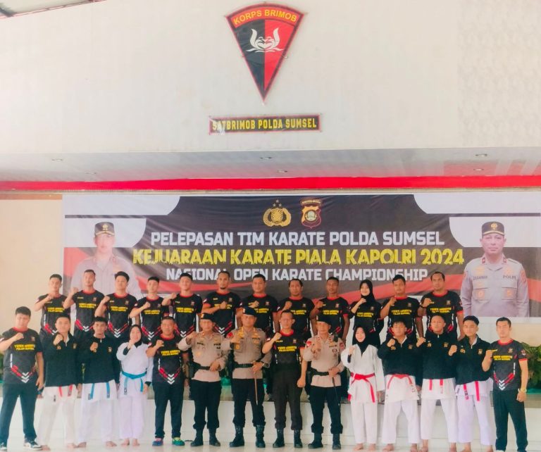 Tim Karate Polda Sumsel Sabet 12 Emas, 7 Perak dan 4 Perunggu di Kejuaraan Karate Piala Kapolri 2024 – National Karate Open Championship