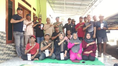 BPP Cibarusah dan Dinas Pertanian Kabupaten Bekasi Rapat Temu Lapang bersama Kelompok Tani Bahas Cara Tanam Padi Jajar Legowo