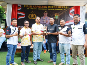 Kapolres Metro Bekasi Pimpin Lomba Kicau Mania Piala Kapolres Dalam Rangka Hari Bhayangkara Ke -78