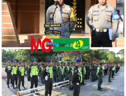 Kapolres Madiun Kota Pimpin Apel Pengamanan Rockamination Festival