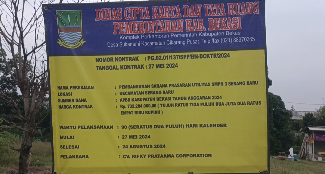 Warga Perum Kota Serang Baru Blokir Akses Pekerjaan Proyek Sekolah, Pemborong Diminta Perbaiki Jalan