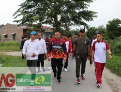 Menyambut HUT Bhayangkara Ke-78, Polresta Deli Serdang Selenggarakan Giat Olahraga Bersama