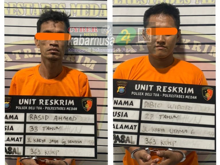 Unit Reskrim Polsek Delitua Tangkap 2 Orang Pelaku Curanmor Yang Meresahkan