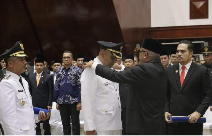 Amrullah, M Ridha MeJabat PJ. Bupati Aceh Timur