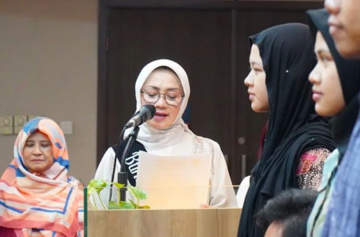 Ria Dani Ramdan Kukuhkan Forum Anak Daerah Kabupaten Bekasi Periode 2024-2026