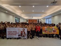 Priska Sahanaya Bersama PRONAS dan SINOTIF Mengajarkan Public Speaking Inspiratif di SMP Santo Andreas