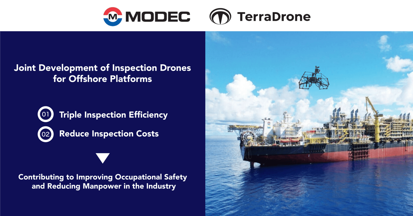 MODEC dan Terra Drone Menandatangani Perjanjian Penelitian dan Pengembangan Bersama untuk Meningkatkan Inspeksi Platform Lepas Pantai dengan Teknologi Drone Canggih