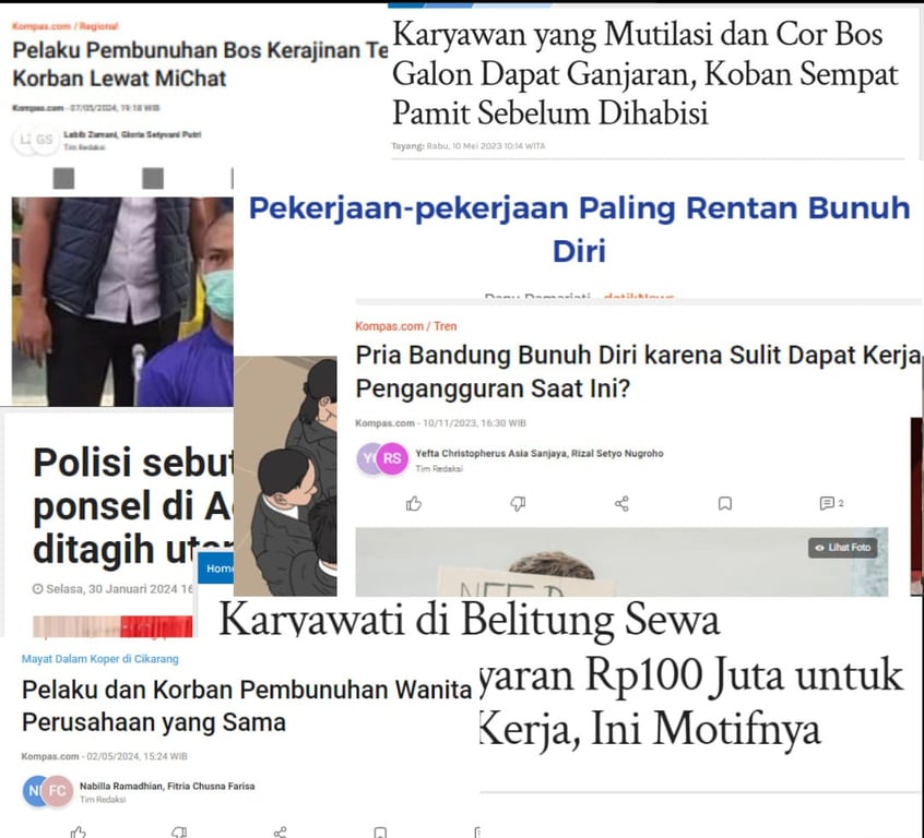 Doc. Kumpulan berita kejahatan dalam pekerjaan