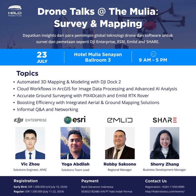 Halo Robotics Hadirkan "Drone Talks @ The Mulia": Solusi Survey & Mapping Modern