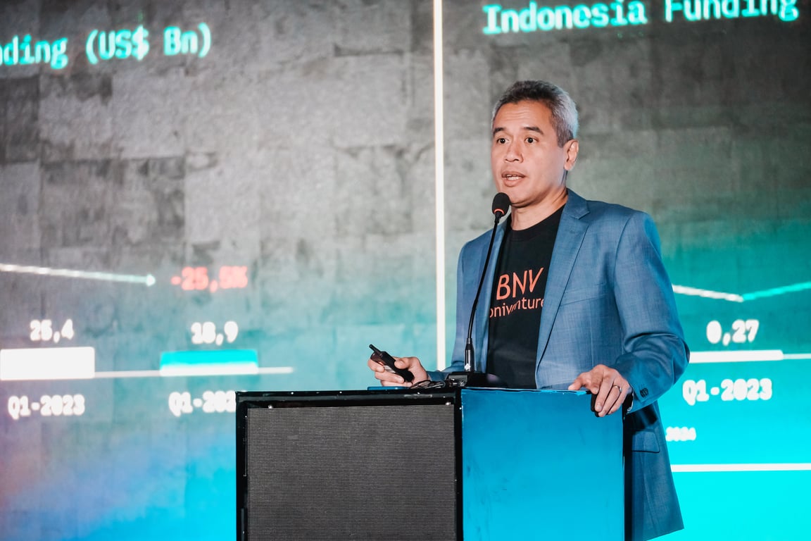 Pengenalan program BNV Arcade oleh Eddi Danusaputro selaku CEO dari BNI Ventures.