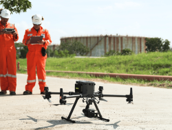 Halo Robotics Sukses Lakukan General Visual Inspection (GVI) Oil & Gas dengan DJI Zenmuse H30T