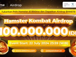 Dukung Investor Muda, Bittime Bagikan Airdrop Gratis Token Hamster Kombat Senilai Rp100 Juta