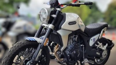 Bocoran Motor Hunter Scrambler SK500 Untuk Ujian SIM C1