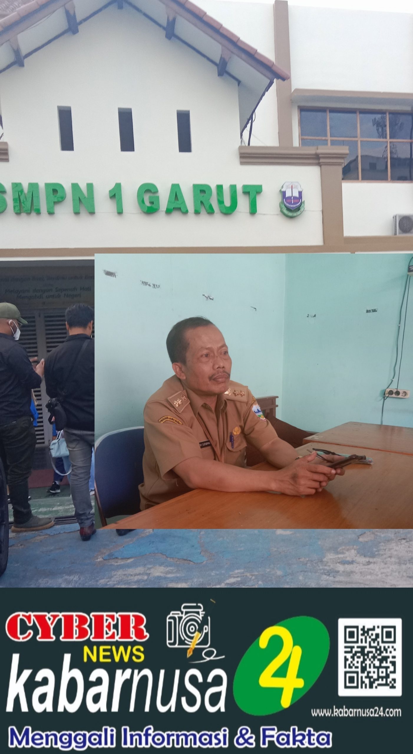 Kabid PLT Disdik SMPN Kabupaten Garut Tidak Pernah Menerima Laporan Terkait Diduga Adanya Kekerasan Di SMPN 1 Garut