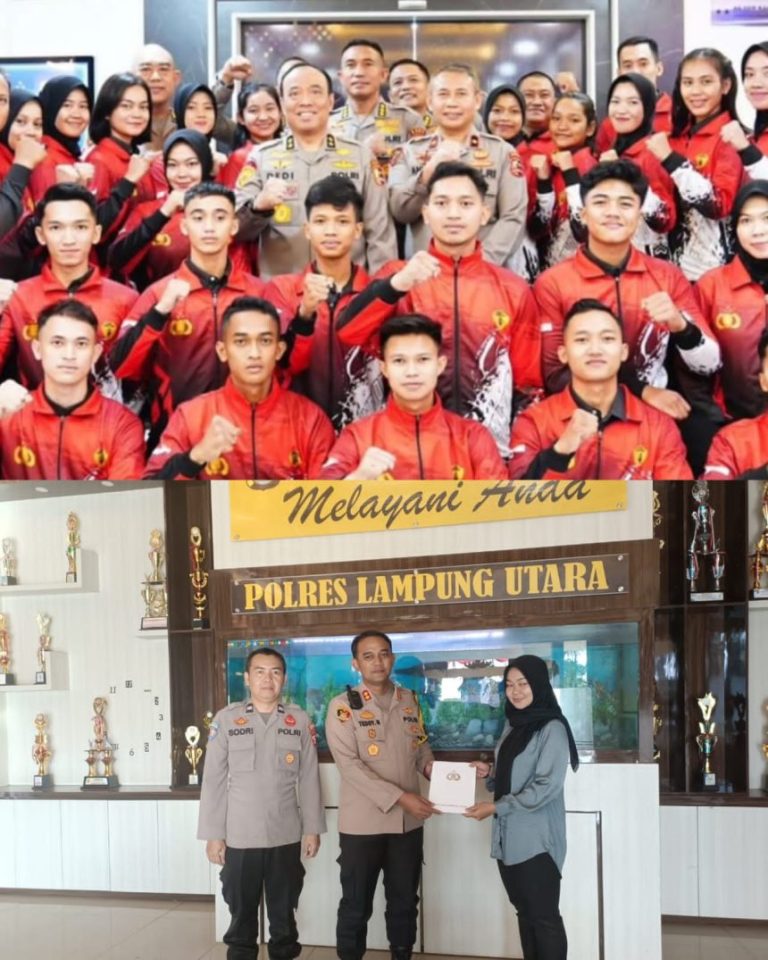 Kapolres Lampung Utara Beri Dukungan Moril Kepada Personel yang akan Mengikuti Pertandingan  Internasional  Taekwondo Championship di  Malaysia