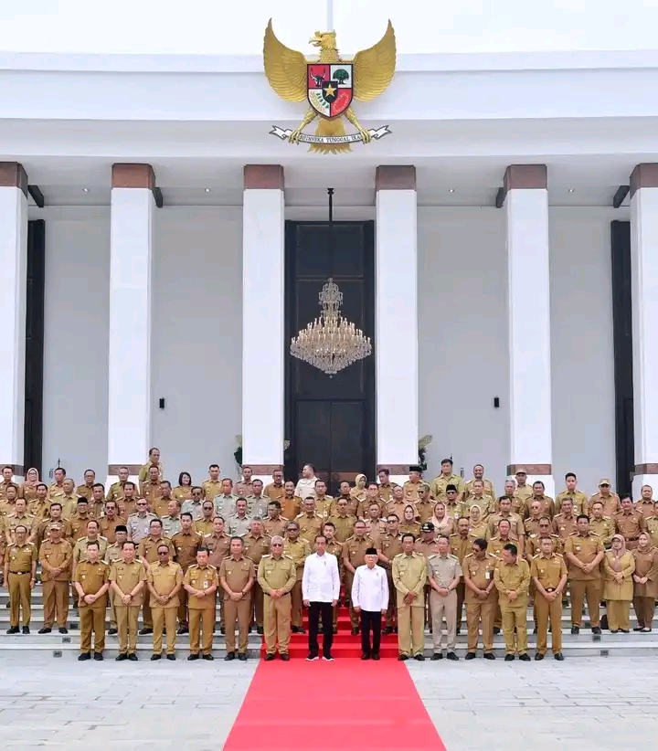 Pj . Bupati Lampung Utara Hadiri Kunjungan Kerja Presiden dan Wapres di Ibu Kota Nusantara . Penajam Paser Utara,