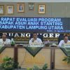 Pj . Bupati Lampung Utara Pimpin Rapat Evaluasi Program Bapak Asuh Anak Stunting Kabupaten lampung utara