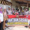 Polres Lampung Utara Kembali Bagikan Bantuan Sosial Kepada Masyarakat