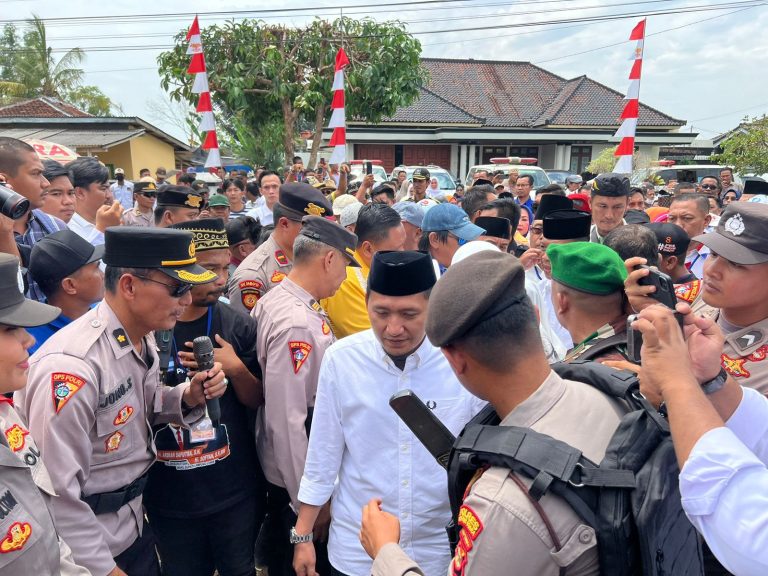 Amankan  Hari  Terakhir  Pendaftaran Calon  Bupati dan Wakil Bupati, Polres Lampung  Kembali Kerahkan  Personel  Pengamanan