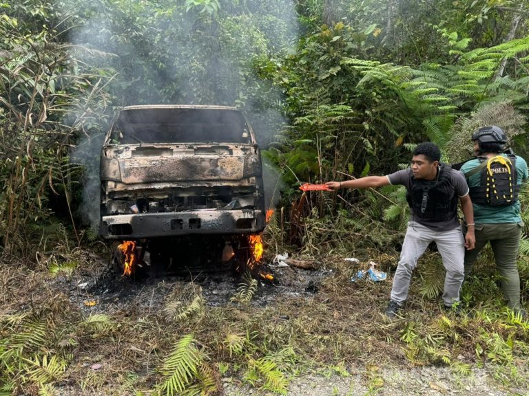 KKB Bunuh 1 Warga Sipil dan Bakar Truck di Yahukimo